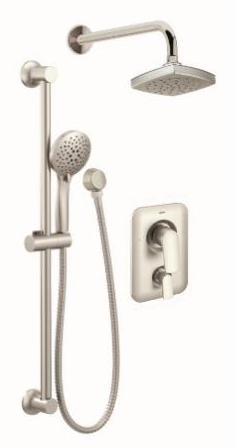 MOEN Genta LX 1-Handle Posi-Temp Valve Trim Kit In Brushed Nickel - View #11