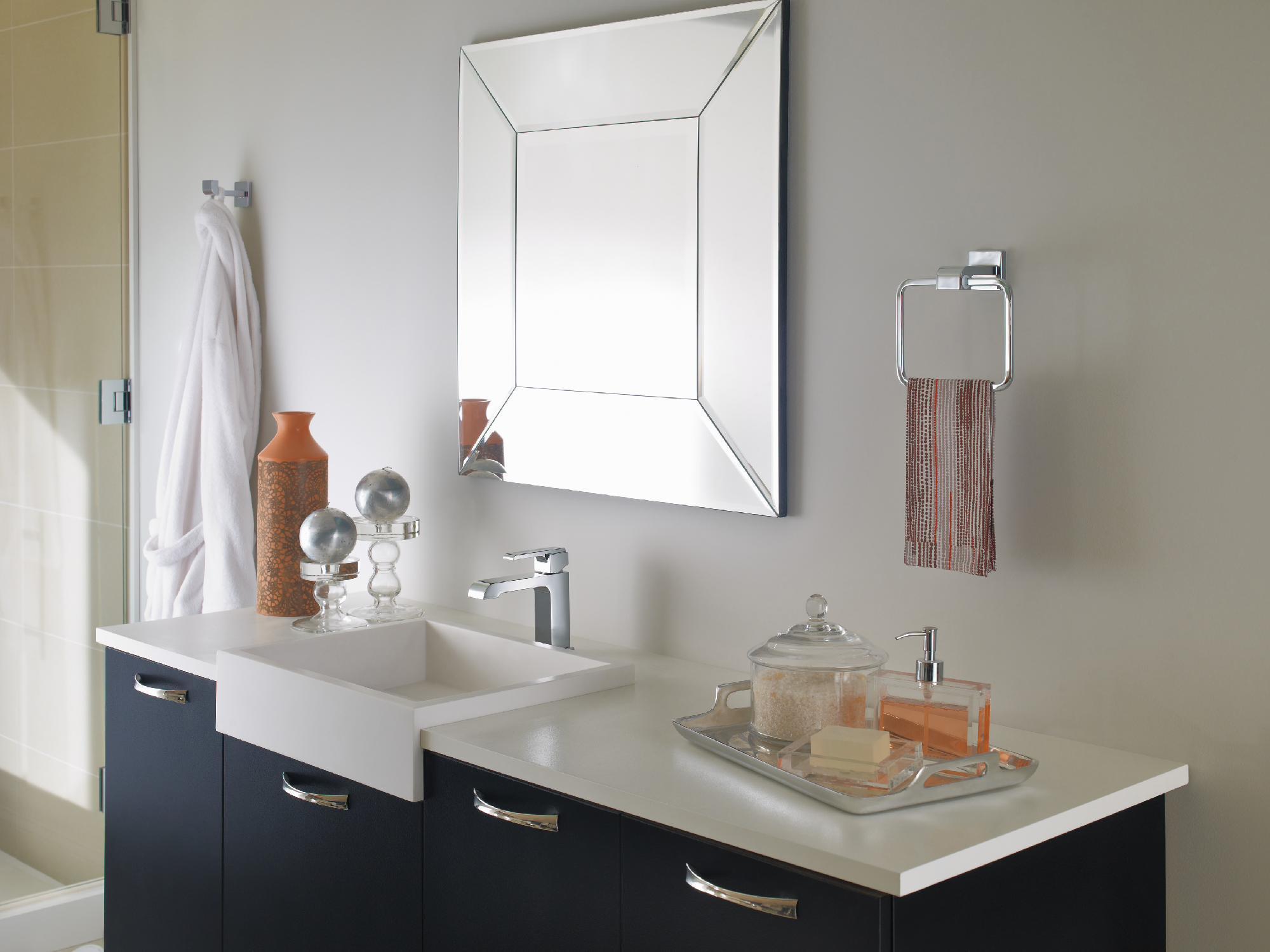 Ara Towel Ring Chrome 77546 Delta Plumbing Online Canada