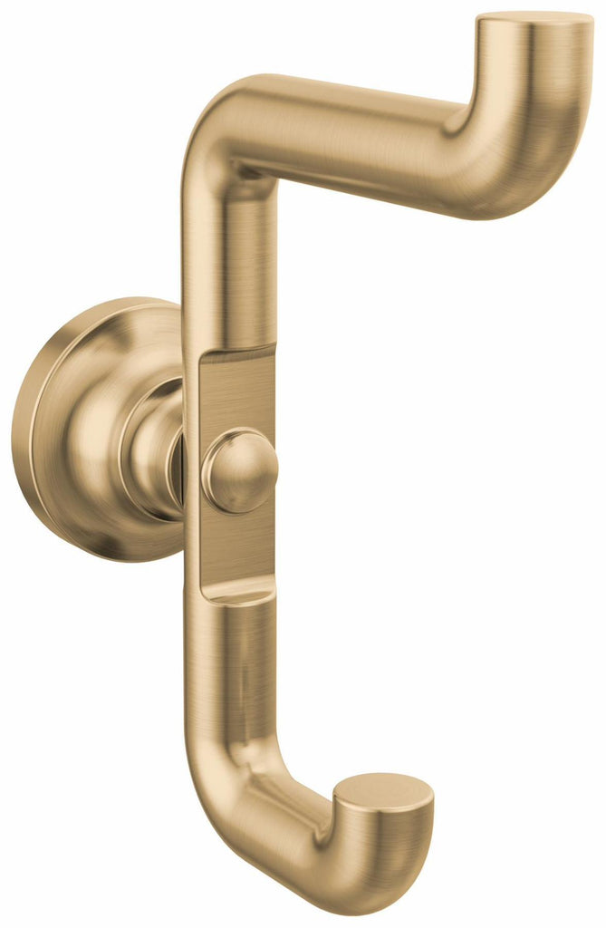 Saylor Double Robe Hook - Champagne Bronze 73535-CZ Delta | Plumbing ...