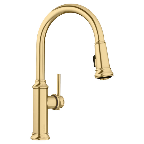 Blanco 442980 Empressa Kitchen Faucet with Pulldown Spray - Satin Gold