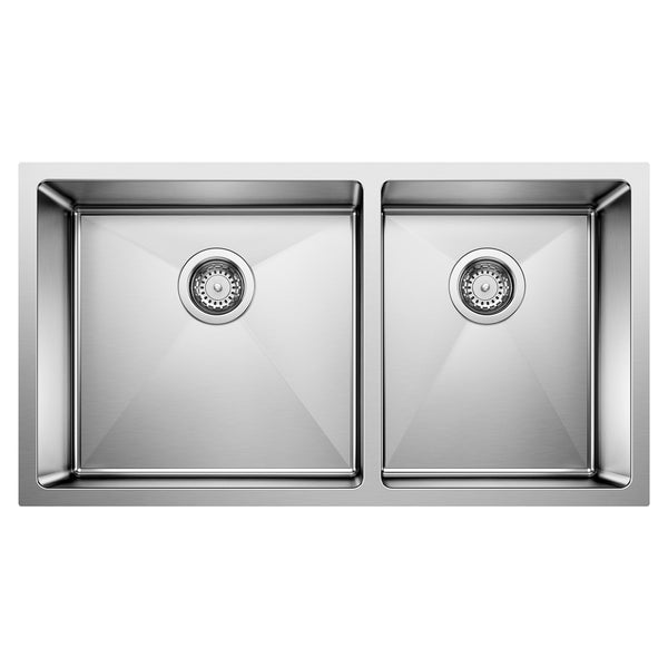 Blanco 401520 Quatrus R15 U 1.75 Bowl Undermount Sink - Stainless