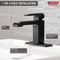 Delta 567LF-BLMPU Ara Single Hole Bathroom Faucet - Matte Black ...