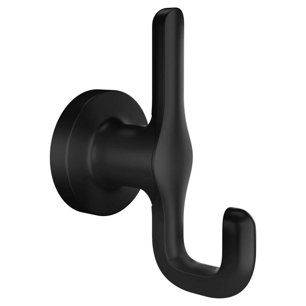 American Standard 7105210.243 Studio S Double Robe Hook - Matte Black