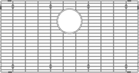 Blanco 406347 Quatrus Super Single Bottom Sink Grid - Stainless Steel