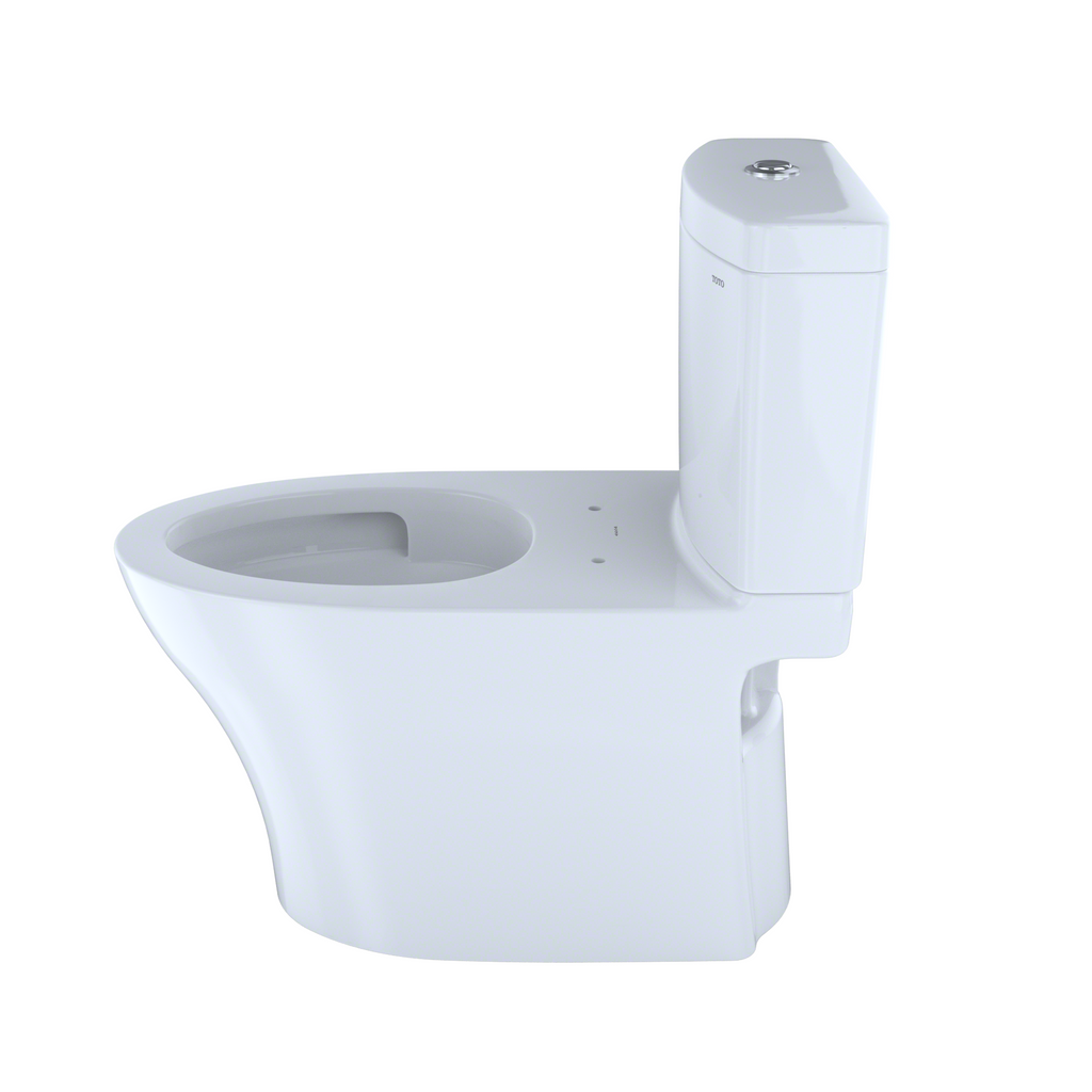 Toto CST446CUMFG#01 Aquia IV 1G Two-Piece Elongated Dual Flush 1.0 and 0.8  GPF Toilet with CEFIONTECT - Cotton White