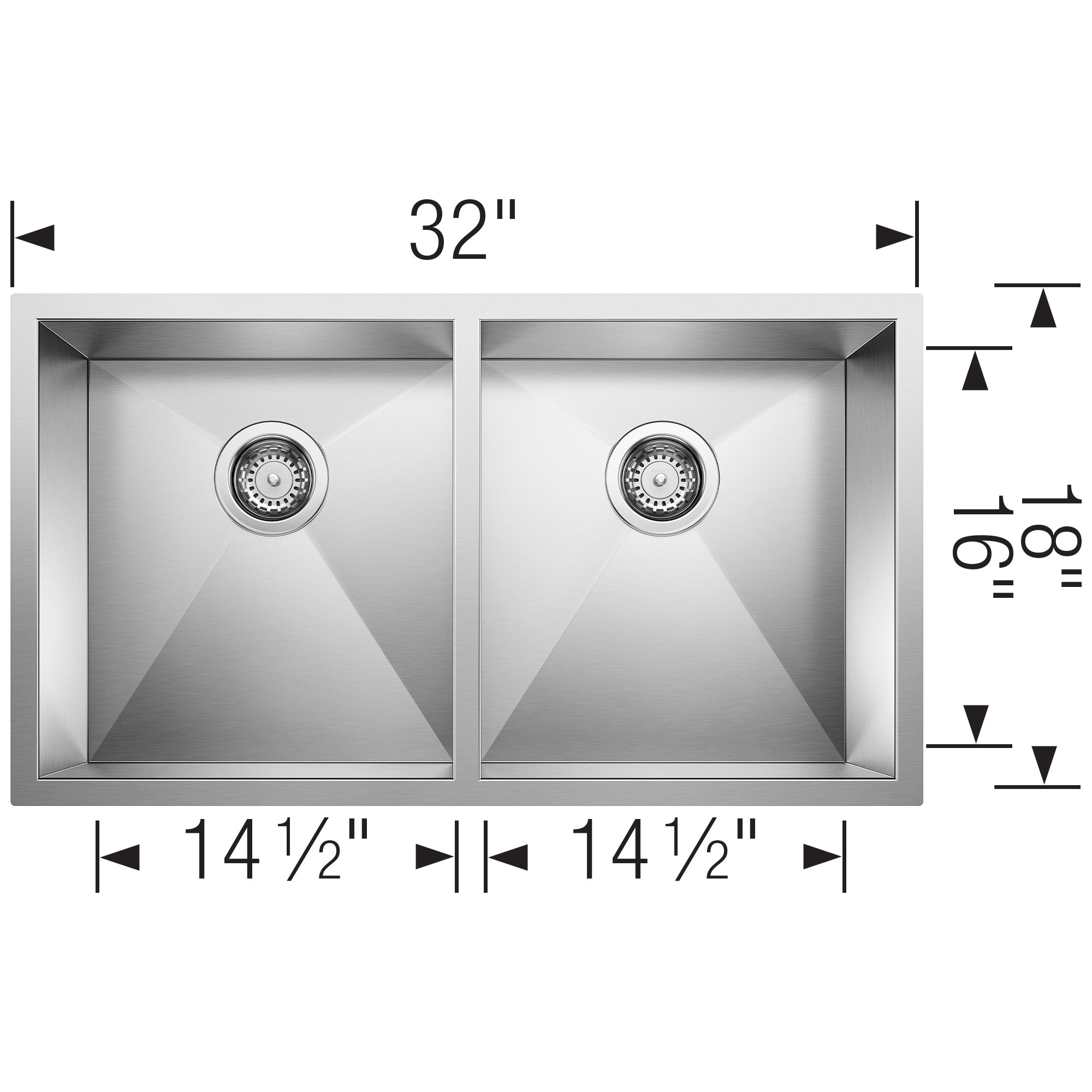 Blanco 401247 Quatrus U 2 Bowl Undermount Sink Stainless Plumbing   DSbee93272 09cd 41c5 A14b 3faaa81d0fee 1024x1024@2x 