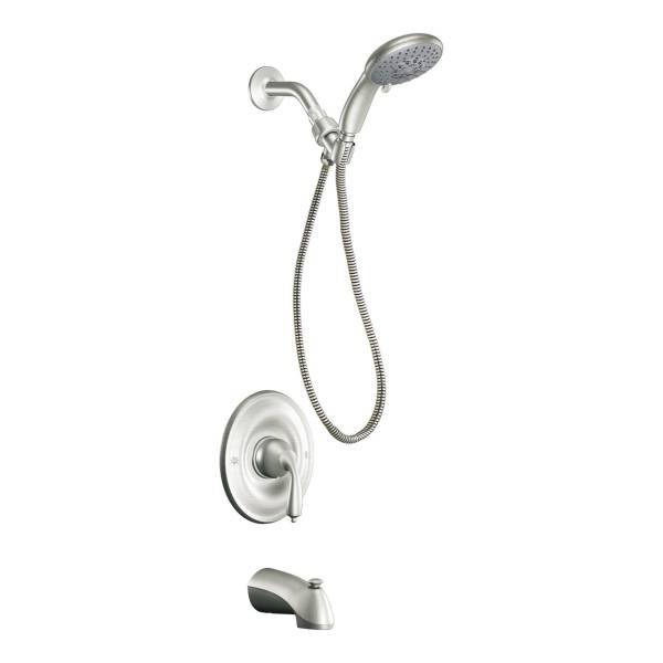 Moen 82244hhsrn Bayhill Posi-temp Tub And Shower Faucet - Spot Resist 